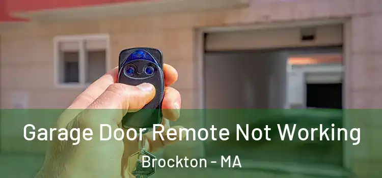  Garage Door Remote Not Working Brockton - MA