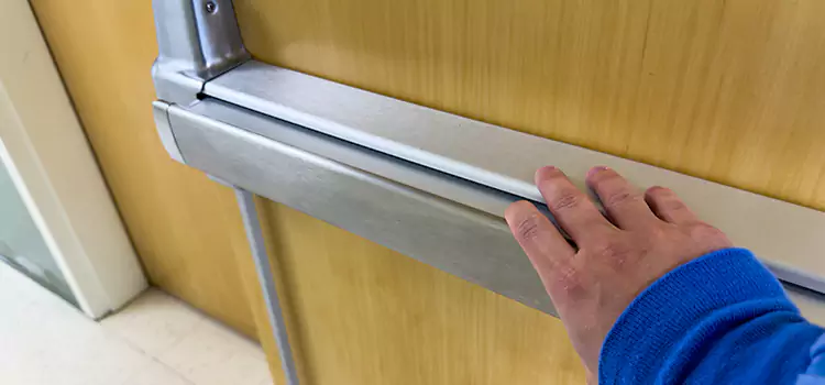 Installing a Push Bar on a Door Brockton